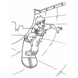 Página para colorir: Skate / Skate (Transporte) #139447 - Páginas para Colorir Imprimíveis Gratuitamente