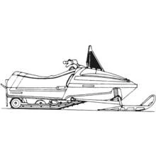 Desenho Snowmobile (Transporte) #139612 para imprimir e colorir