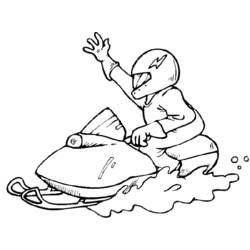 Desenho Snowmobile (Transporte) #139757 para imprimir e colorir