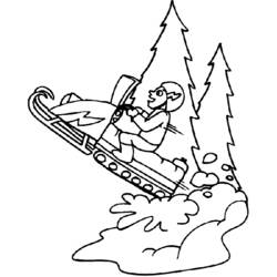 Desenho Snowmobile (Transporte) #139764 para imprimir e colorir