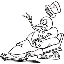 Desenho Snowmobile (Transporte) #139767 para imprimir e colorir