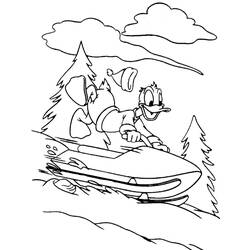 Página para colorir: Snowmobile / Skidoo (Transporte) #139609 - Páginas para Colorir Imprimíveis Gratuitamente