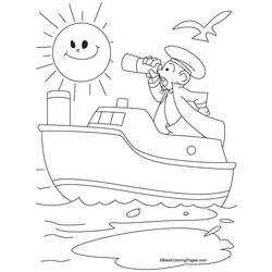Página para colorir: Submarino (Transporte) #137720 - Páginas para Colorir Imprimíveis Gratuitamente