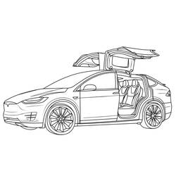 Desenho Tesla (Transporte) #207817 para imprimir e colorir