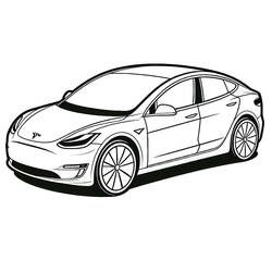 Desenho Tesla (Transporte) #207846 para imprimir e colorir