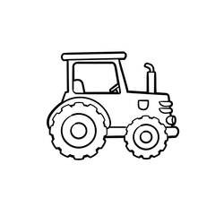 Desenho Trator (Transporte) #172571 para imprimir e colorir