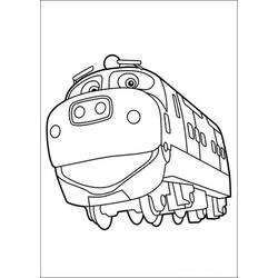 Página para colorir: Trem / Locomotiva (Transporte) #135041 - Páginas para Colorir Imprimíveis Gratuitamente