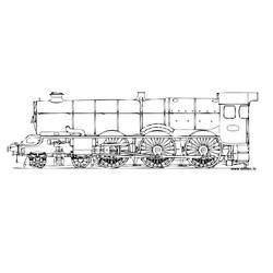 Página para colorir: Trem / Locomotiva (Transporte) #135060 - Páginas para Colorir Imprimíveis Gratuitamente
