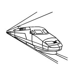 Página para colorir: Trem / Locomotiva (Transporte) #135090 - Páginas para Colorir Imprimíveis Gratuitamente