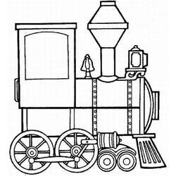 Página para colorir: Trem / Locomotiva (Transporte) #135169 - Páginas para Colorir Imprimíveis Gratuitamente