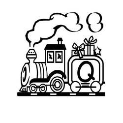 Página para colorir: Trem / Locomotiva (Transporte) #135190 - Páginas para Colorir Imprimíveis Gratuitamente