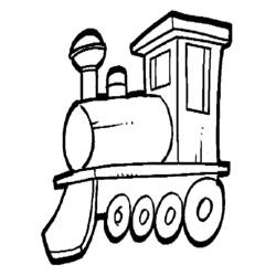 Página para colorir: Trem / Locomotiva (Transporte) #135208 - Páginas para Colorir Imprimíveis Gratuitamente