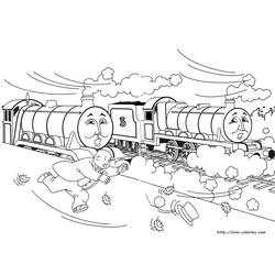 Página para colorir: Trem / Locomotiva (Transporte) #135246 - Páginas para Colorir Imprimíveis Gratuitamente