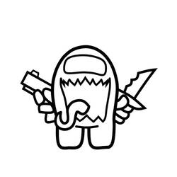 Desenho Among Us (Videogames) #171949 para imprimir e colorir