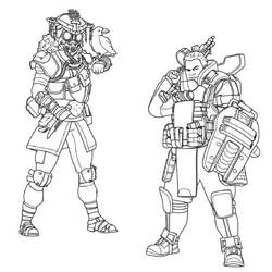 Desenhos para colorir: Apex Legends - Páginas para Colorir Imprimíveis Gratuitamente