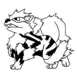 Desenhos para colorir: Arcanine - Páginas para Colorir Imprimíveis Gratuitamente