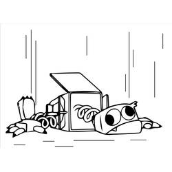 Desenhos para colorir: Boxy Boo - Páginas para Colorir Imprimíveis Gratuitamente