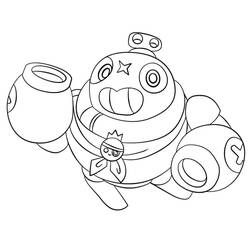 Página para colorir: Brawl Stars (Videogames) #214759 - Páginas para Colorir Imprimíveis Gratuitamente