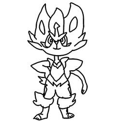 Desenhos para colorir: Cinderace - Páginas para Colorir Imprimíveis Gratuitamente