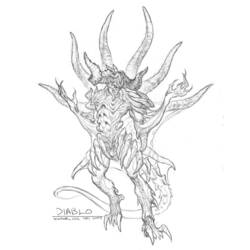 Desenhos para colorir: Diablo - Páginas para Colorir Imprimíveis Gratuitamente