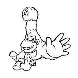 Página para colorir: Donkey Kong (Videogames) #112157 - Páginas para Colorir Imprimíveis Gratuitamente