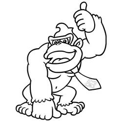 Página para colorir: Donkey Kong (Videogames) #112160 - Páginas para Colorir Imprimíveis Gratuitamente