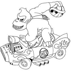 Página para colorir: Donkey Kong (Videogames) #112164 - Páginas para Colorir Imprimíveis Gratuitamente