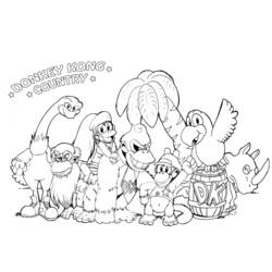 Página para colorir: Donkey Kong (Videogames) #112168 - Páginas para Colorir Imprimíveis Gratuitamente