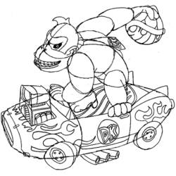 Página para colorir: Donkey Kong (Videogames) #112171 - Páginas para Colorir Imprimíveis Gratuitamente