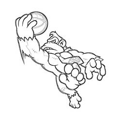 Página para colorir: Donkey Kong (Videogames) #112177 - Páginas para Colorir Imprimíveis Gratuitamente