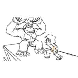 Página para colorir: Donkey Kong (Videogames) #112179 - Páginas para Colorir Imprimíveis Gratuitamente