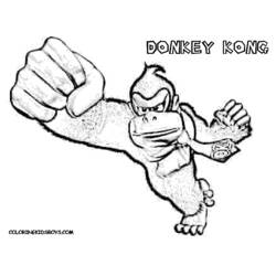 Página para colorir: Donkey Kong (Videogames) #112180 - Páginas para Colorir Imprimíveis Gratuitamente