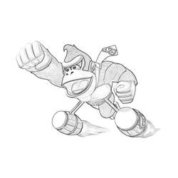 Página para colorir: Donkey Kong (Videogames) #112185 - Páginas para Colorir Imprimíveis Gratuitamente