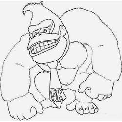 Página para colorir: Donkey Kong (Videogames) #112200 - Páginas para Colorir Imprimíveis Gratuitamente