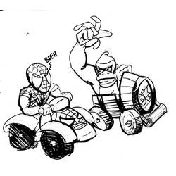 Página para colorir: Donkey Kong (Videogames) #112205 - Páginas para Colorir Imprimíveis Gratuitamente