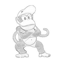 Página para colorir: Donkey Kong (Videogames) #112206 - Páginas para Colorir Imprimíveis Gratuitamente