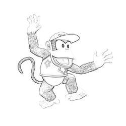 Página para colorir: Donkey Kong (Videogames) #112212 - Páginas para Colorir Imprimíveis Gratuitamente
