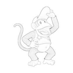 Página para colorir: Donkey Kong (Videogames) #112221 - Páginas para Colorir Imprimíveis Gratuitamente