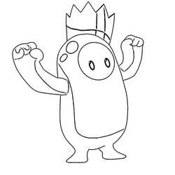 Desenhos para colorir: Fall Guys - Páginas para Colorir Imprimíveis Gratuitamente