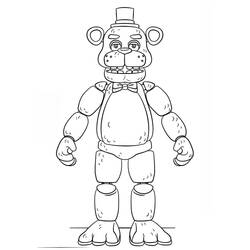 Desenho Five Nights at Freddy’s (FNAF) (Videogames) #199640 para imprimir e colorir