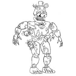 Desenho Five Nights at Freddy’s (FNAF) (Videogames) #199642 para imprimir e colorir