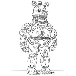Desenho Five Nights at Freddy’s (FNAF) (Videogames) #199643 para imprimir e colorir