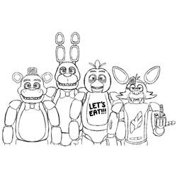 Desenho Five Nights at Freddy’s (FNAF) (Videogames) #199646 para imprimir e colorir