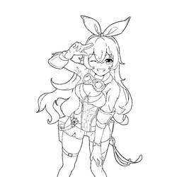 Desenhos para colorir: Genshin Impact - Páginas para Colorir Imprimíveis Gratuitamente