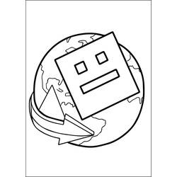 Desenho Geometry Dash (Videogames) #221090 para imprimir e colorir