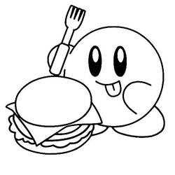 Desenho Kirby (Videogames) #177673 para imprimir e colorir