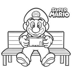 Desenhos para colorir: Mario - Páginas para Colorir Imprimíveis Gratuitamente