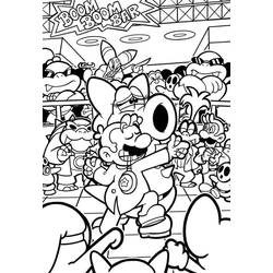 Página para colorir: Mario (Videogames) #172157 - Páginas para Colorir Imprimíveis Gratuitamente