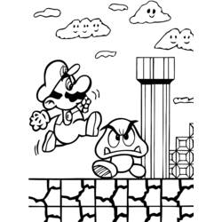 Desenhos para colorir: Mario Bros - Páginas para Colorir Imprimíveis Gratuitamente