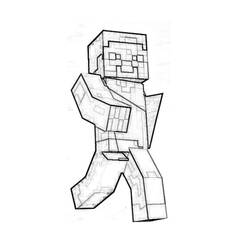 Desenho Minecraft (Videogames) #113754 para imprimir e colorir